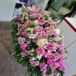 1/2 cofano fiori mix rosa